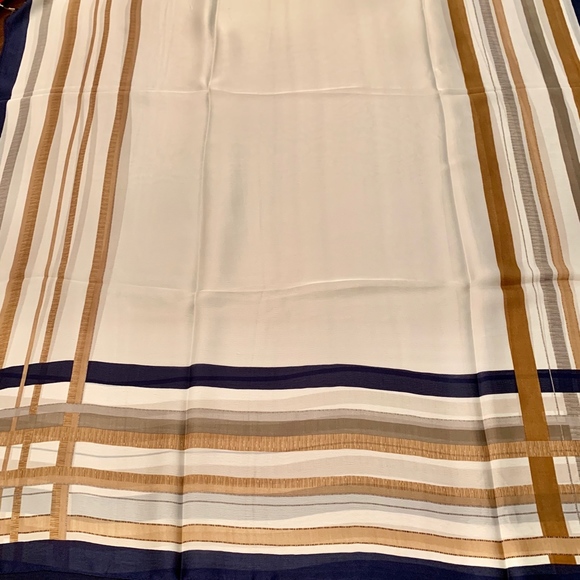 SILK SCARF LUXURY STYLE STOLES WOMEN HEADBAND - Picture 4 of 7